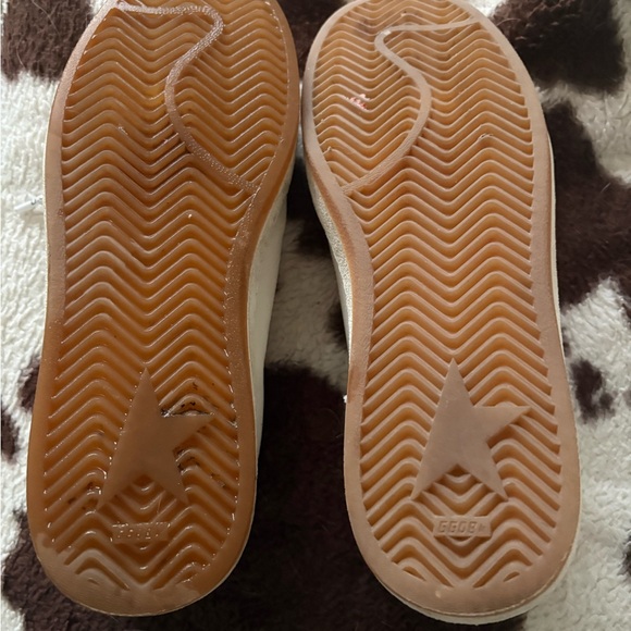 Golden Goose Cream and Gray Ballstar Sneakers - Picture 5 of 5